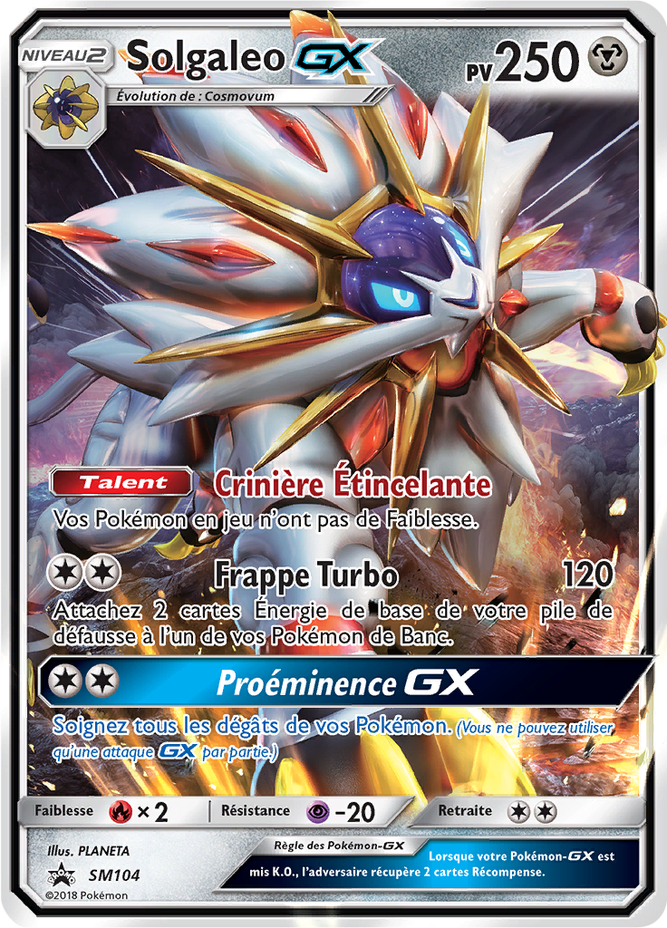 Solgaleo GX - Promo SM - SM104 - Commune