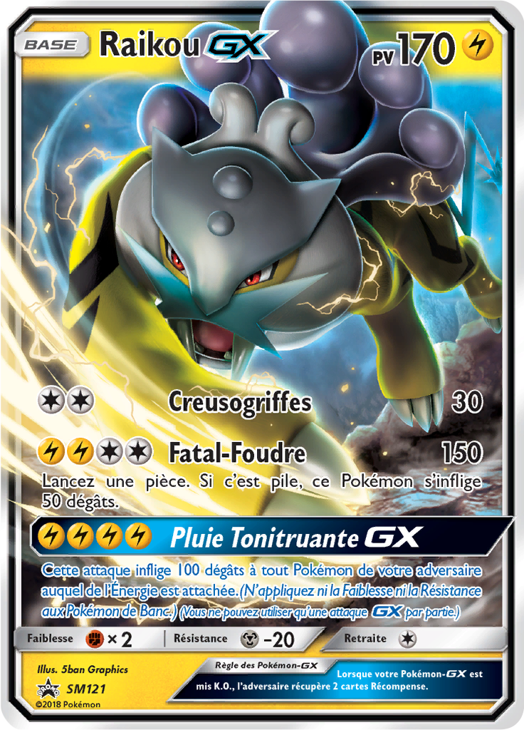Raikou GX - Promo SM - SM121 - Commune