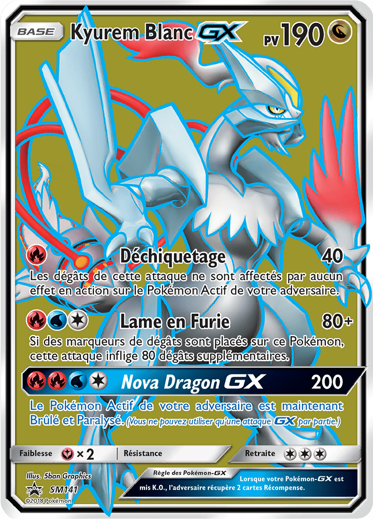 Kyurem Blanc GX - Promo SM - SM141 - Commune