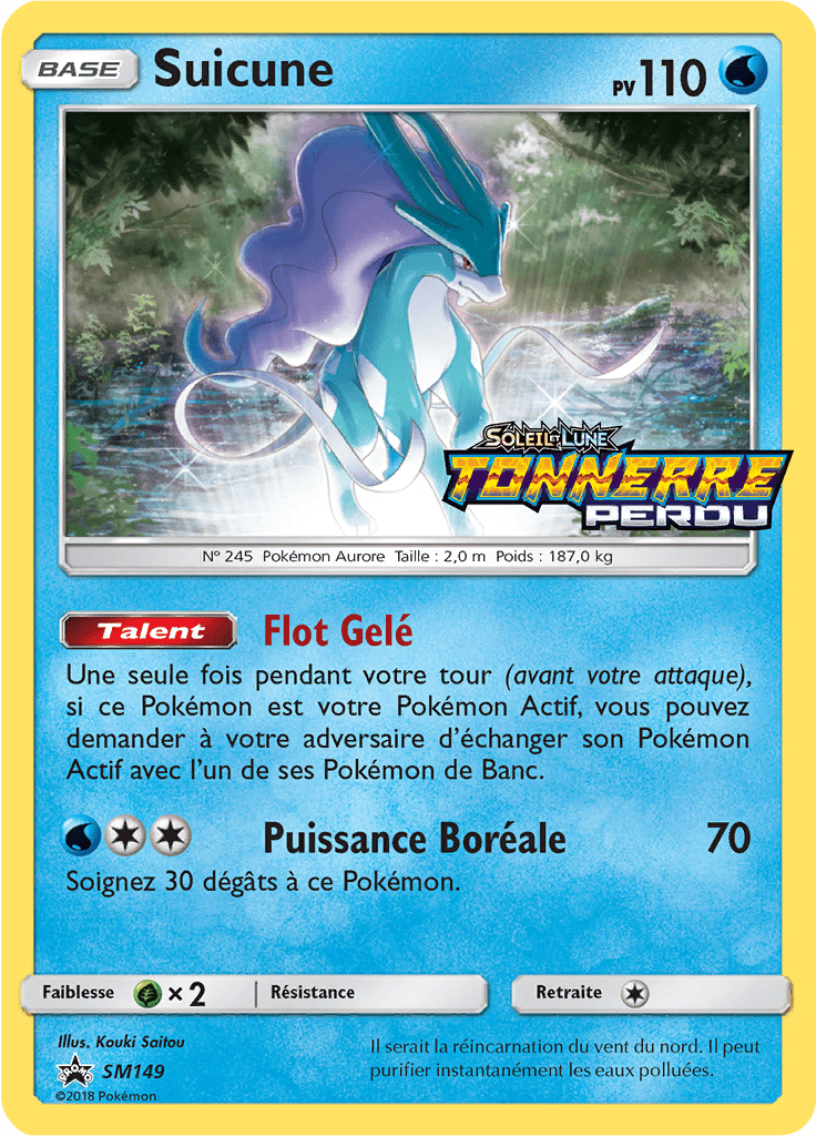 Suicune - Promo SM - SM149 - Commune