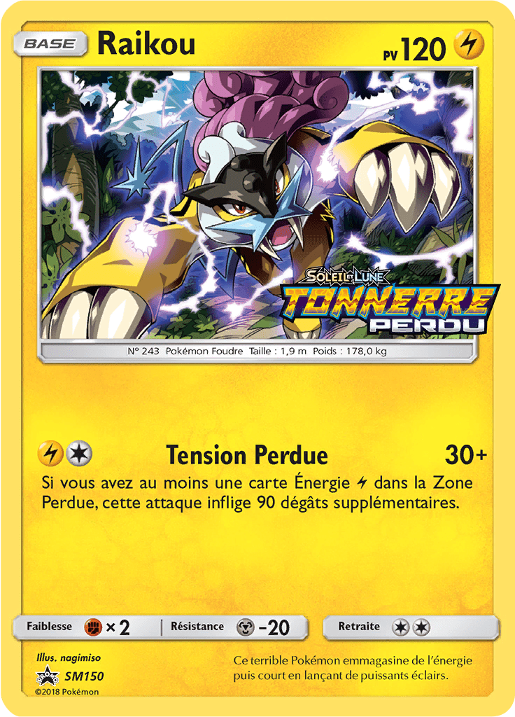 Raikou - Promo SM - SM150 - Commune