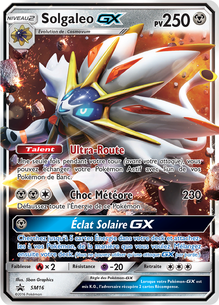 Solgaleo GX - Promo SM - SM16 - Commune