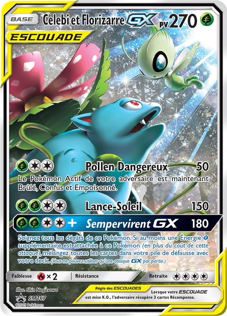 Celebi et Florizarre GX - Promo SM - SM167 - Commune