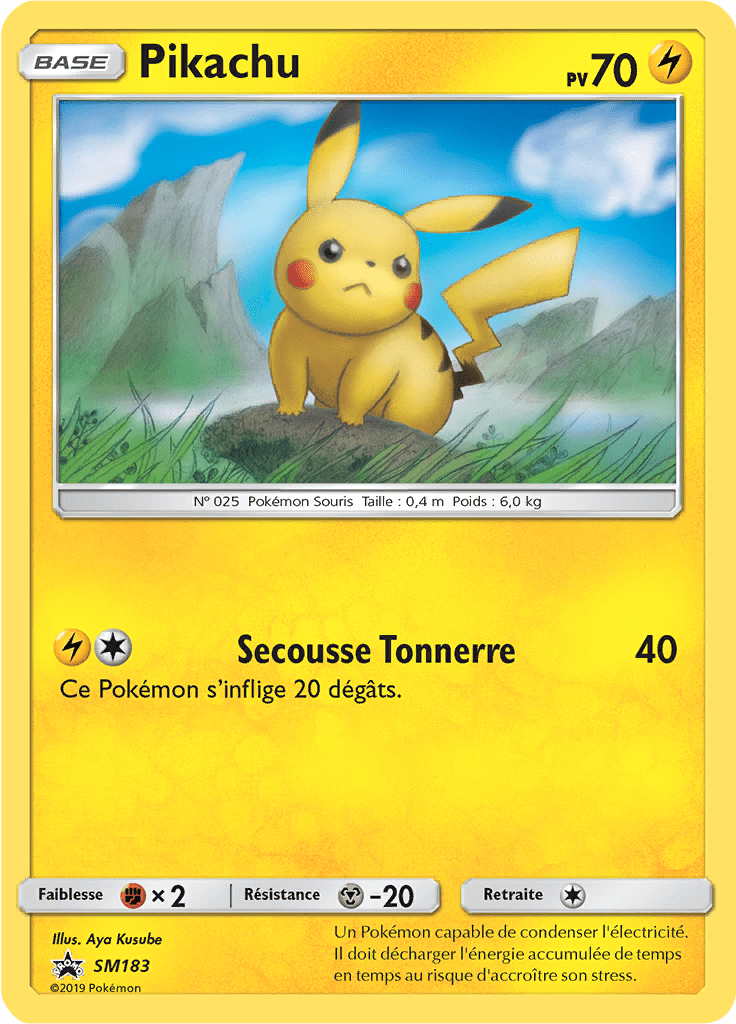 Pikachu - Promo SM - SM183 - Commune