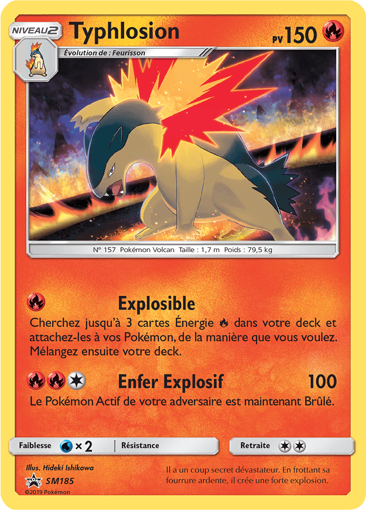 Typhlosion - Promo SM - SM185 - Commune