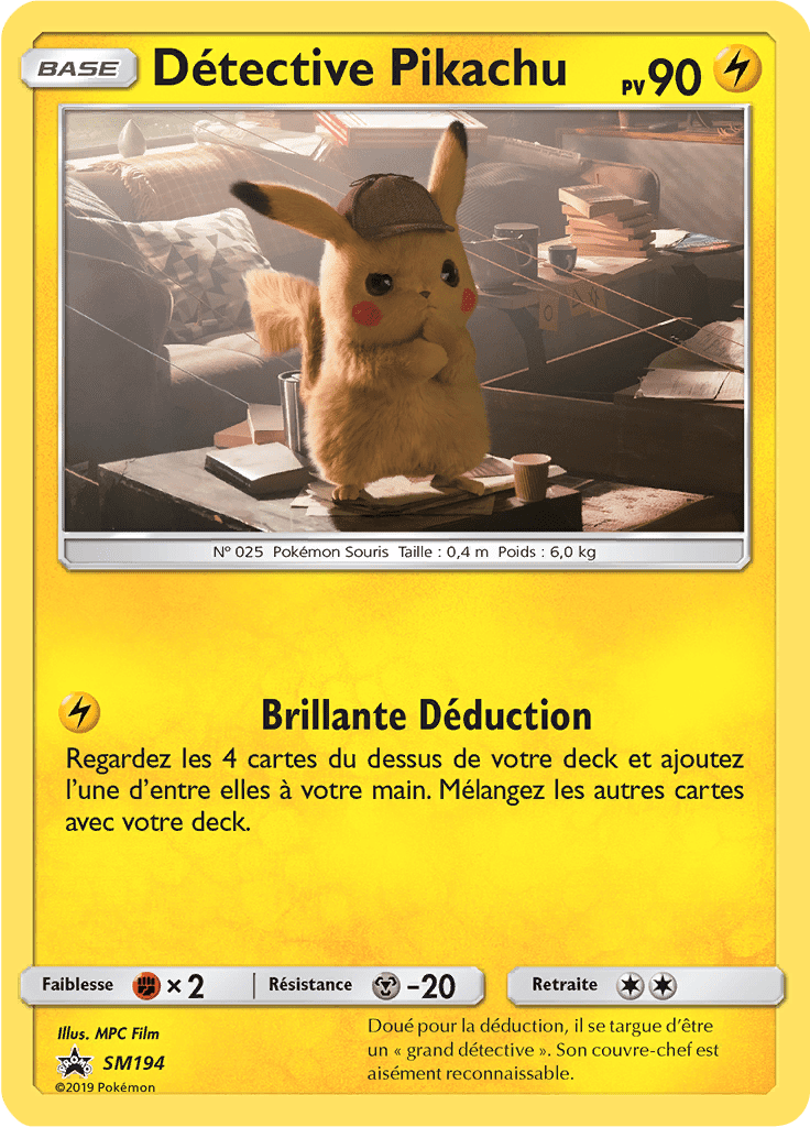 Détective Pikachu - Promo SM - SM194 - Commune