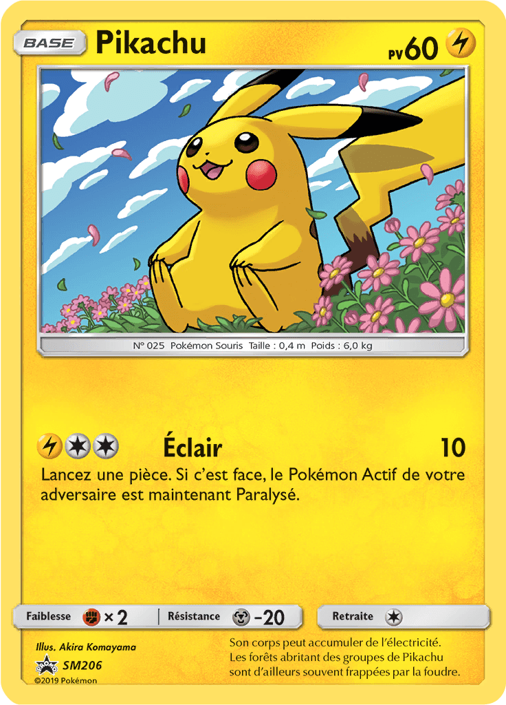Pikachu - Promo SM - SM206 - Commune