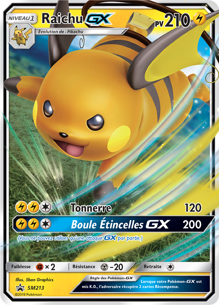 Raichu GX - Promo SM - SM213 - Commune