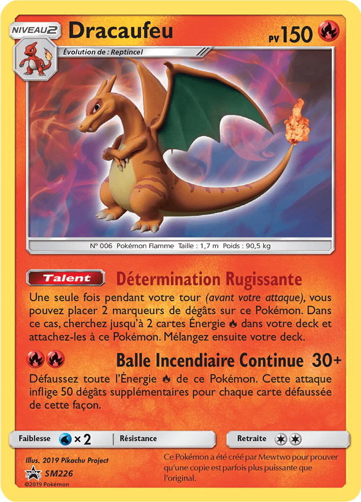 Dracaufeu - Promo SM - SM226 - Commune