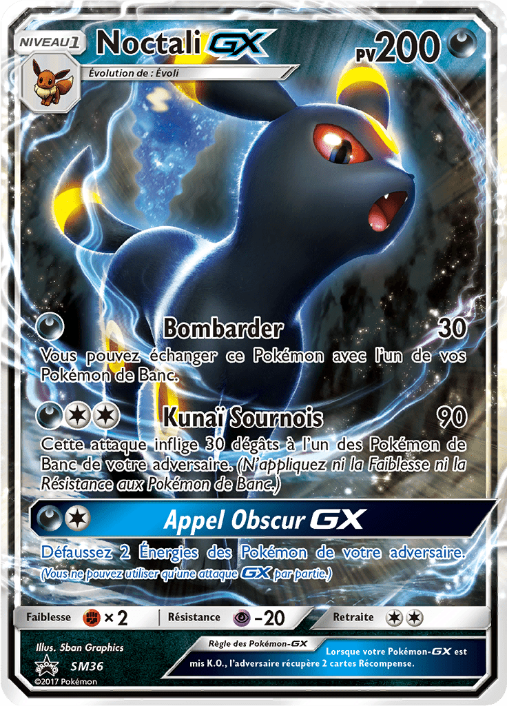 Noctali GX - Promo SM - SM36 - Commune