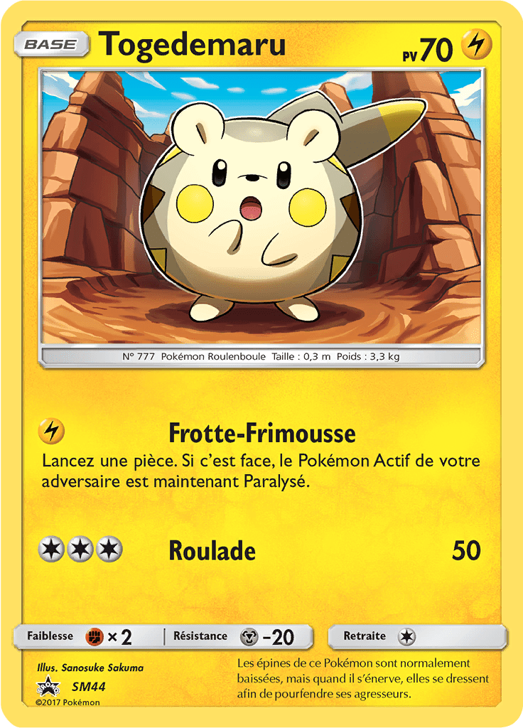 Togedemaru - Promo SM - SM44 - Commune