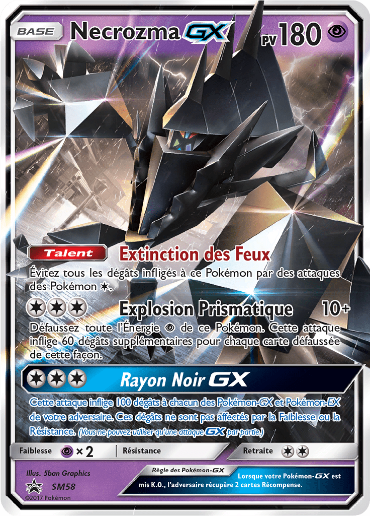 Necrozma GX - Promo SM - SM58 - Commune
