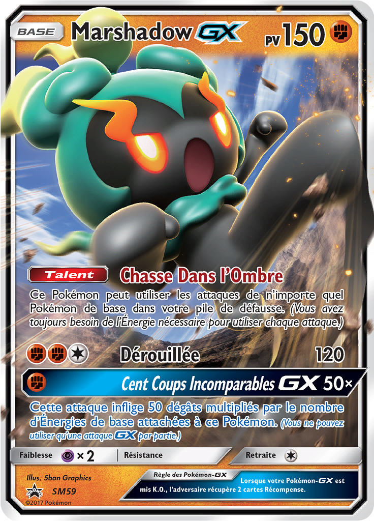 Marshadow GX - Promo SM - SM59 - Commune