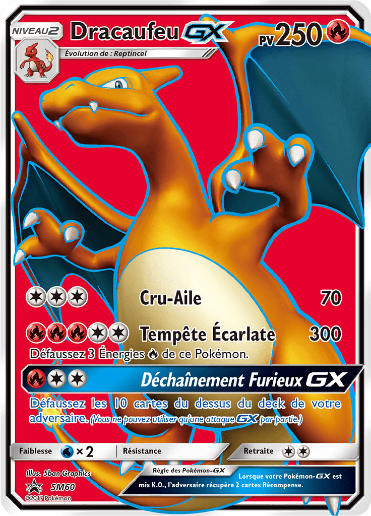 Dracaufeu GX - Promo SM - SM60 - Commune
