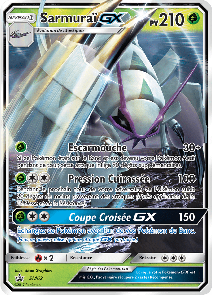 Sarmuraï GX - Promo SM - SM62 - Commune