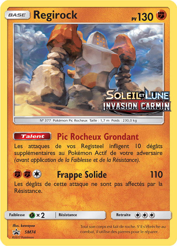 Regirock - Promo SM - SM74 - Commune