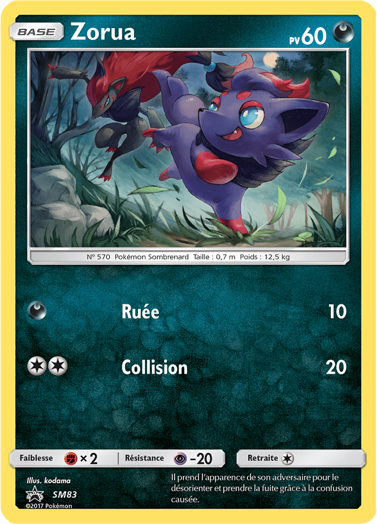 Zorua - Promo SM - SM83 - Commune