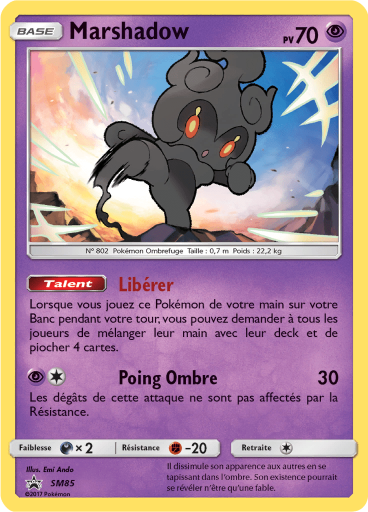 Marshadow - Promo SM - SM85 - Commune