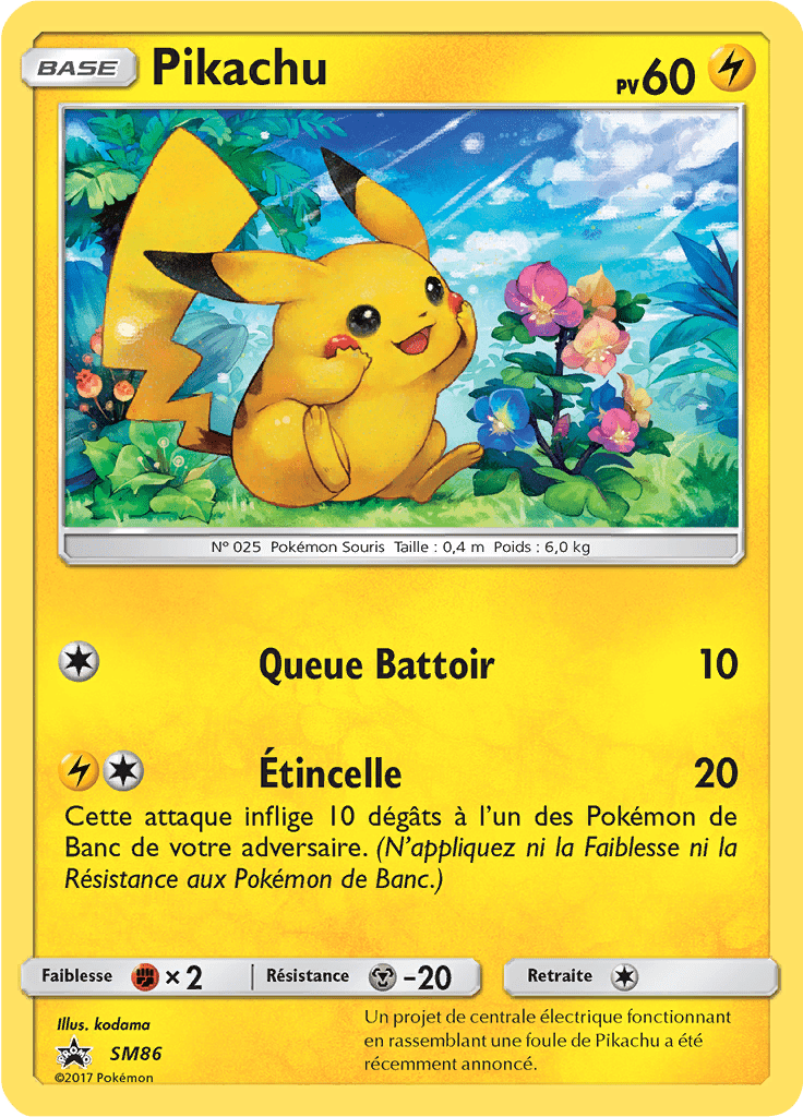 Pikachu - Promo SM - SM86 - Commune