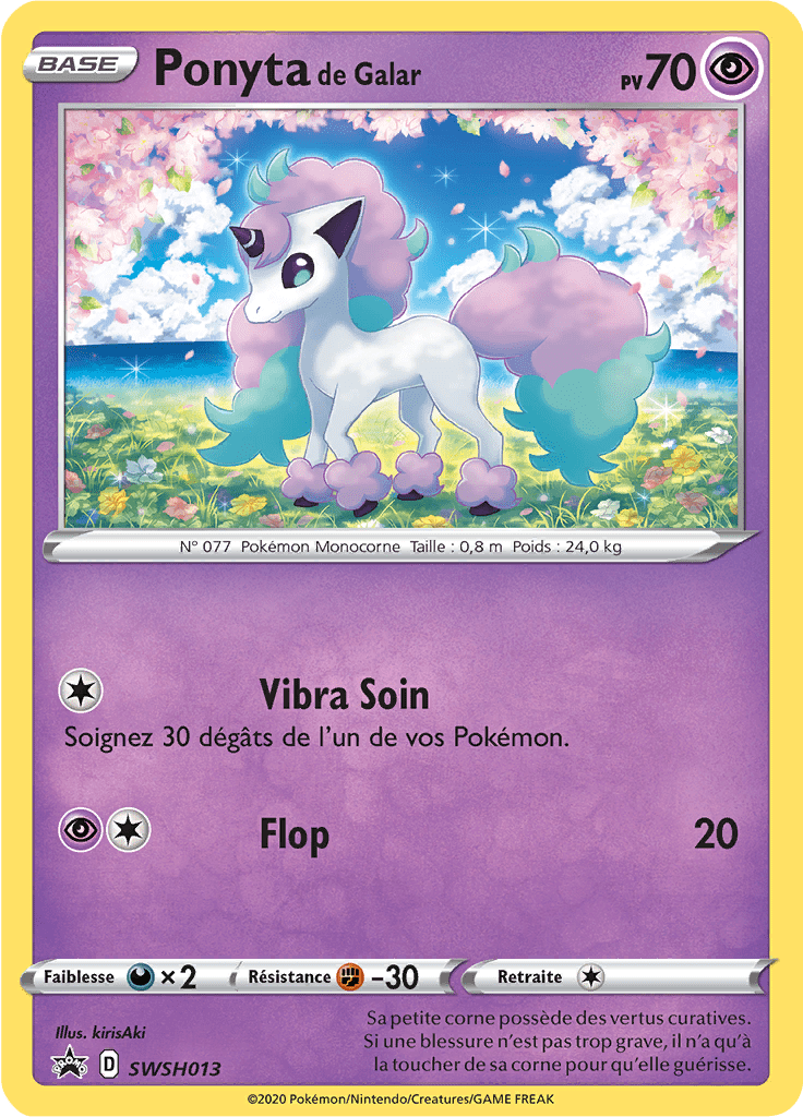 Ponyta de Galar - Promo SWSH - SWSH013 - Régulation D