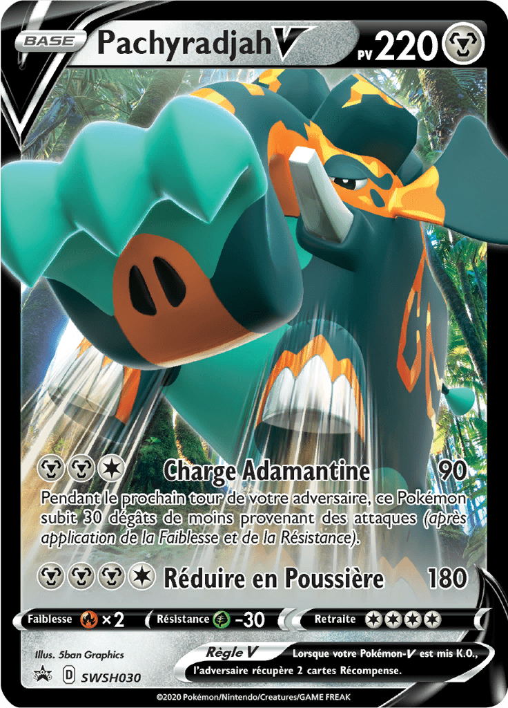 Pachyradjah V - Promo SWSH - SWSH030 - Régulation D