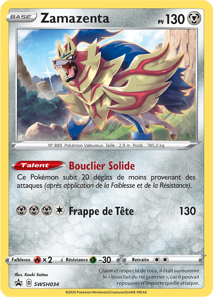 Zamazenta - Promo SWSH - SWSH034 - Régulation D