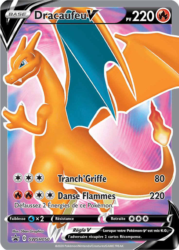 Dracaufeu V - Promo SWSH - SWSH050 - Régulation D