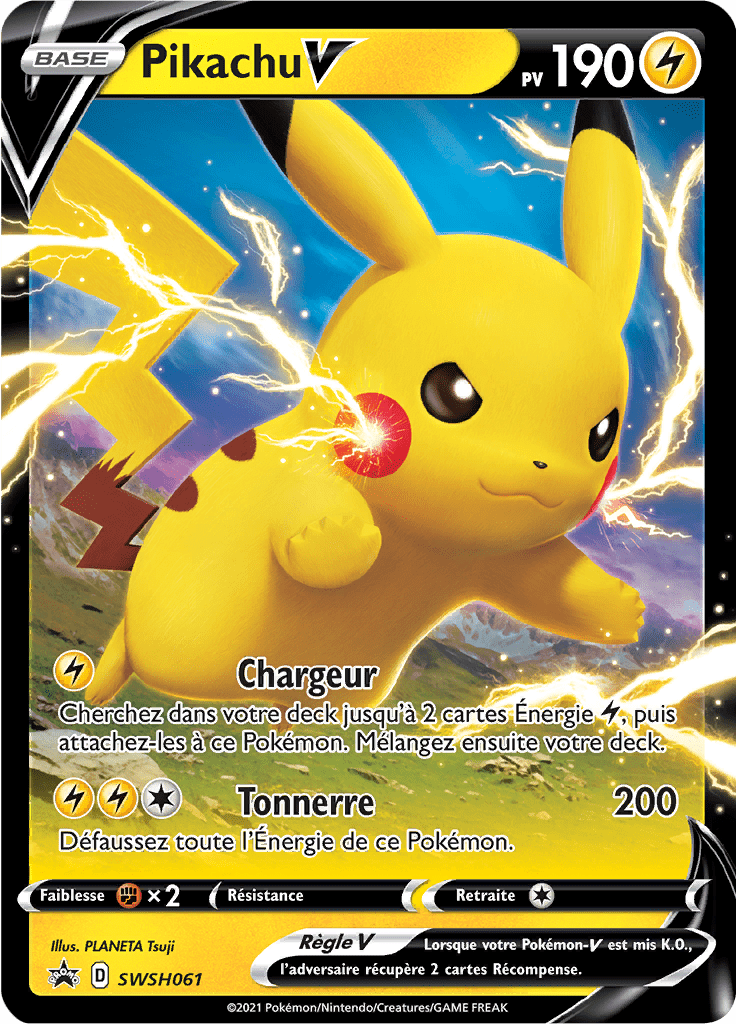 Pikachu V - Promo SWSH - SWSH061 - Régulation D