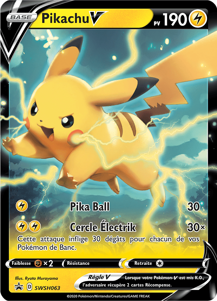 Pikachu V - Promo SWSH - SWSH063 - Régulation D
