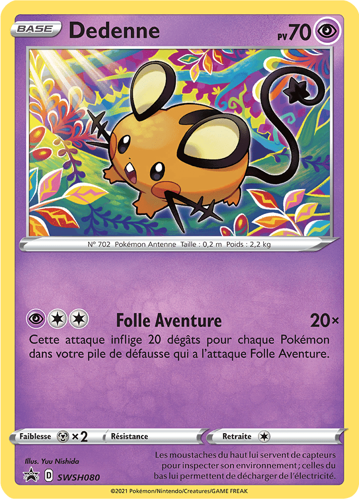 Dedenne - Promo SWSH - SWSH080 - Régulation D
