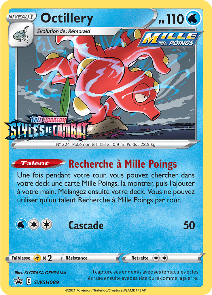 Octillery - Promo SWSH - SWSH089 - Mille Poings