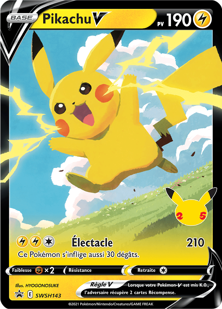 Pikachu V - Promo SWSH - SWSH143 - Régulation E