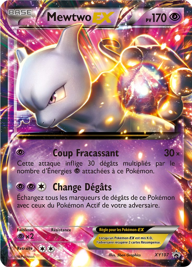 Mewtwo EX - Promo XY - XY107 - Commune