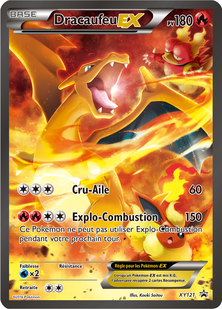 Dracaufeu EX - Promo XY - XY121 - Commune