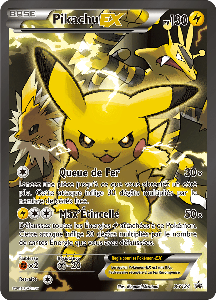 Pikachu EX - Promo XY - XY124 - Commune