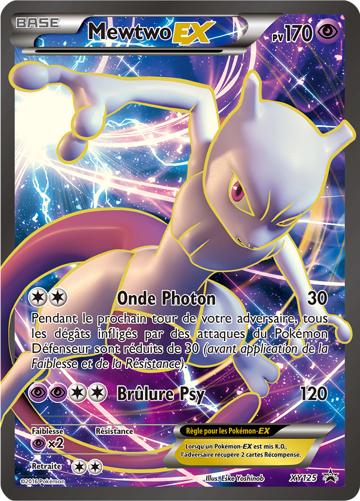 Mewtwo EX - Promo XY - XY125 - Commune