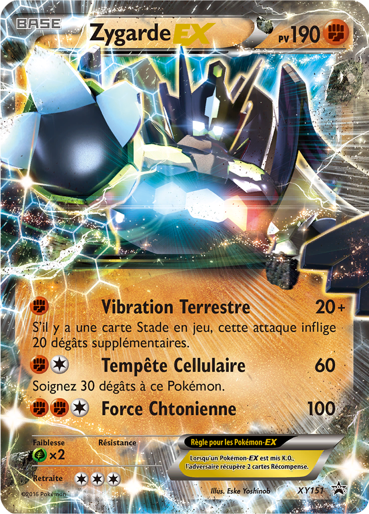 Zygarde EX - Promo XY - XY151 - Commune