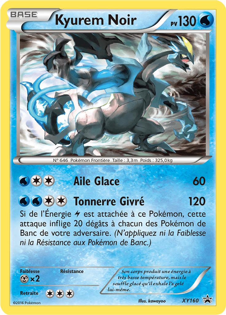 Kyurem Noir - Promo XY - XY160 - Commune