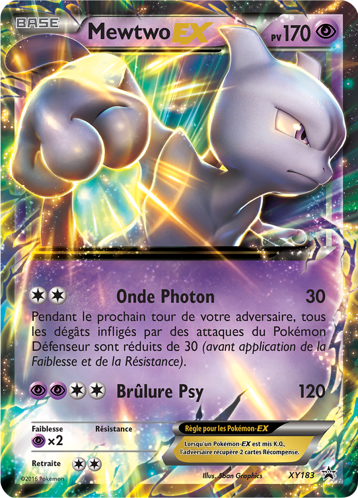 Mewtwo EX - Promo XY - XY183 - Commune