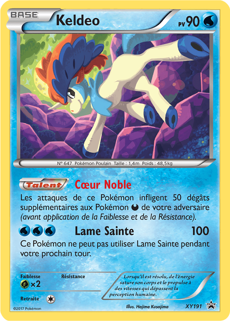 Keldeo - Promo XY - XY191 - Commune