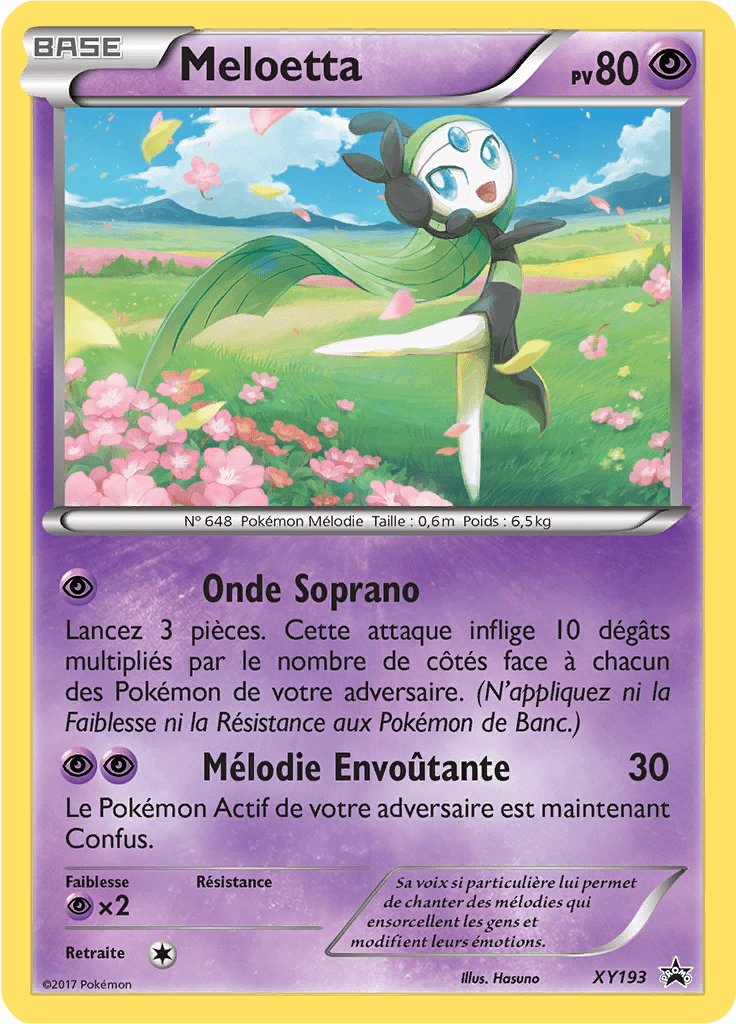 Meloetta - Promo XY - XY193 - Commune