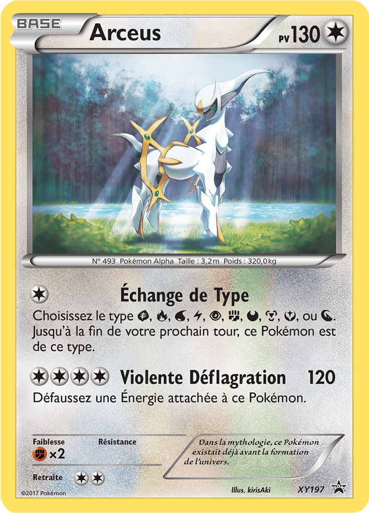 Arceus - Promo XY - XY197 - Commune
