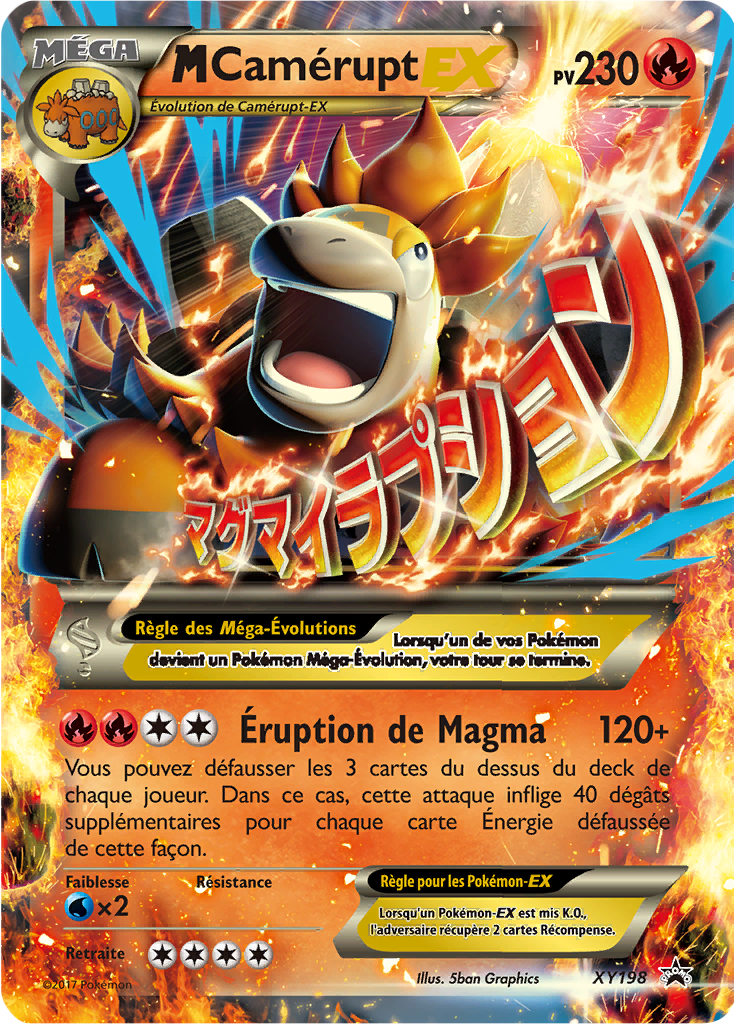 Méga Camérupt EX - Promo XY - XY198 - Commune