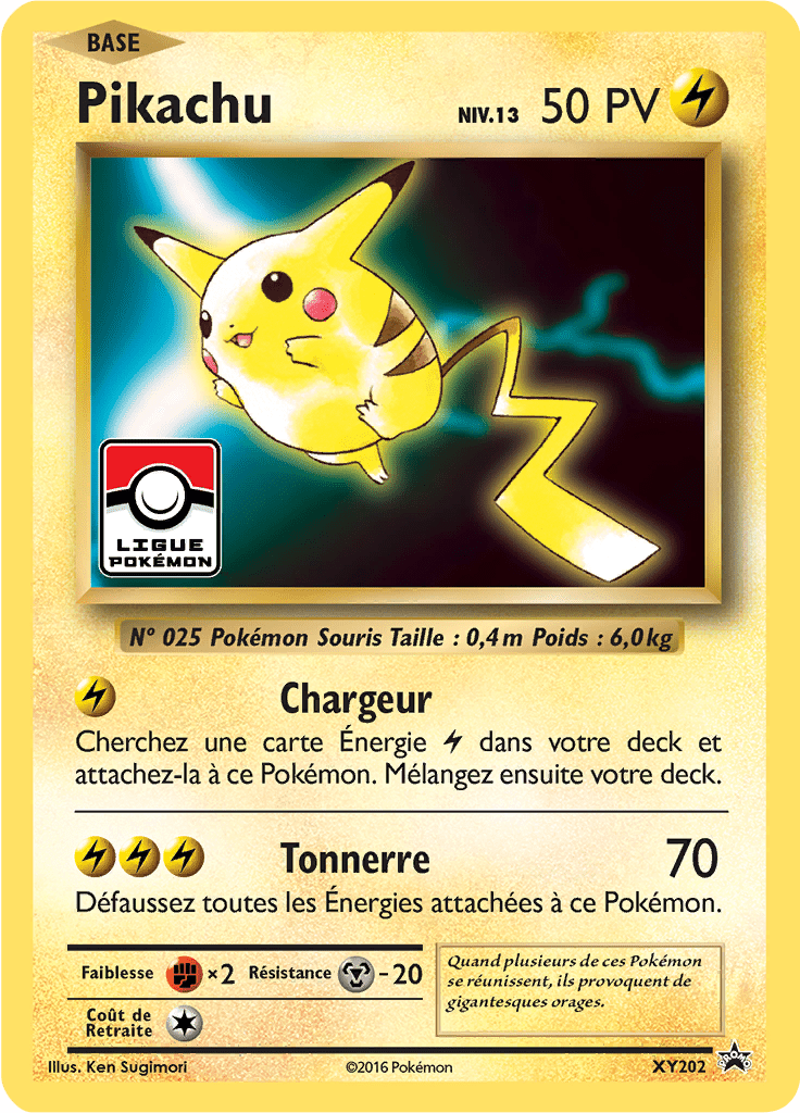 Pikachu - Promo XY - XY202 - Commune