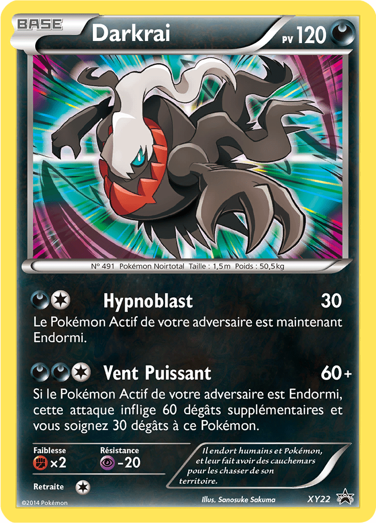 Darkrai - Promo XY - XY22 - Commune