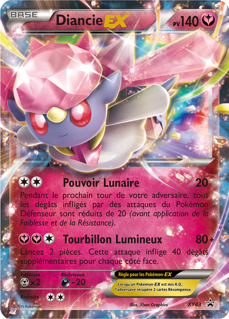 Diancie EX - Promo XY - XY43 - Commune