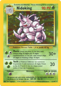 Nidoking - Set de Base - 011 - Holographique rare