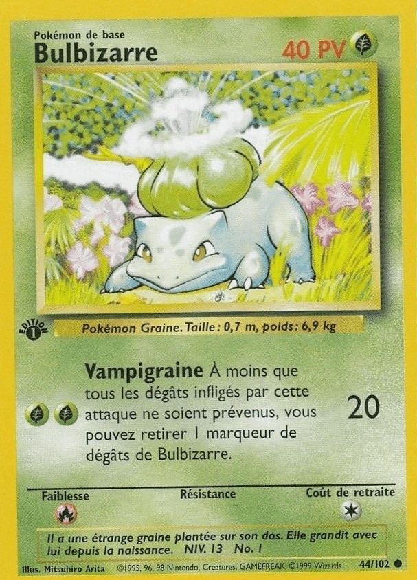 Bulbizarre - Set de Base - 044 - Commune
