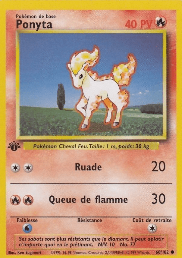 Ponyta - Set de Base - 060 - Commune