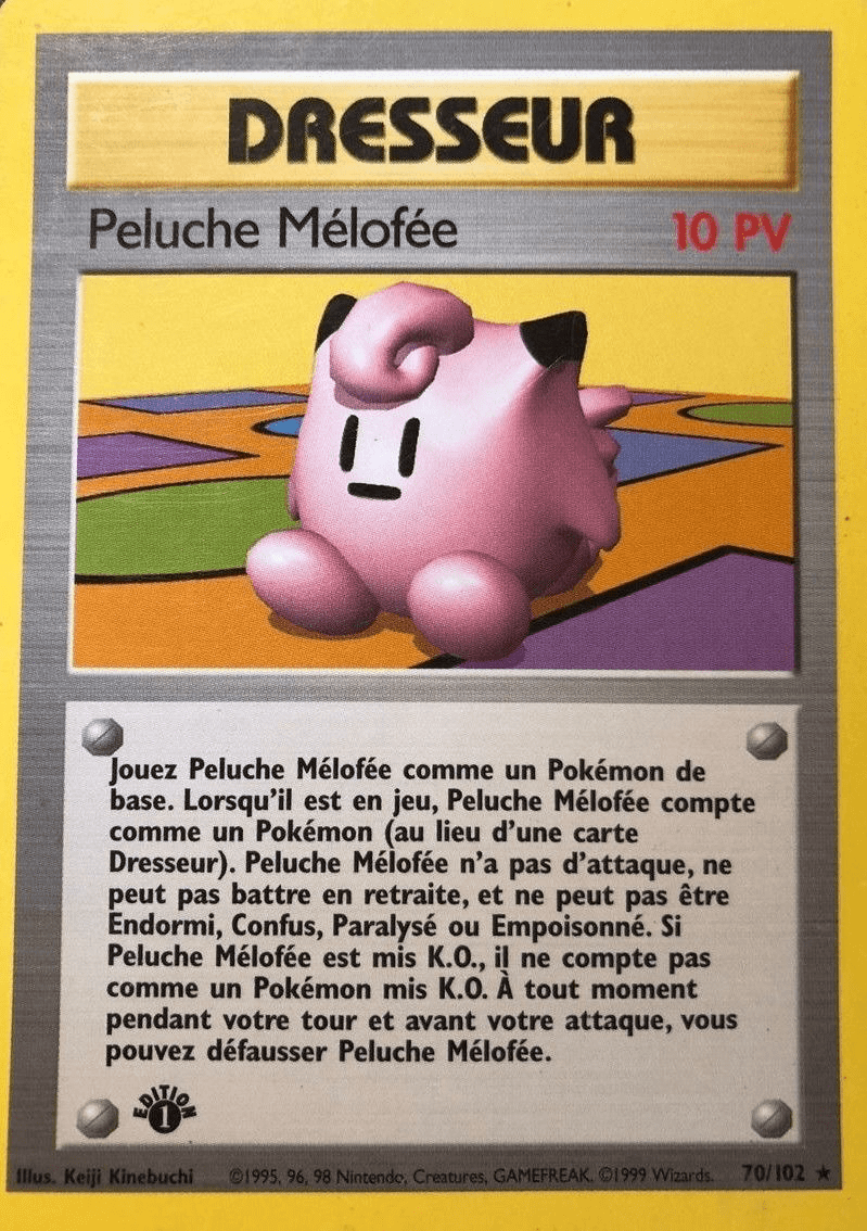 Peluche Mélofée - Set de Base - 070 - Rare